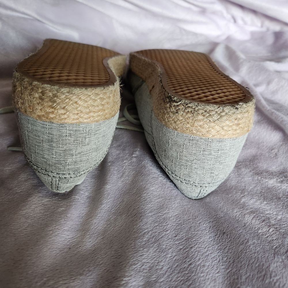 Vans Canvas Espadrille Shoes Size 8 - Picture 7 of 12